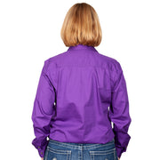 Just Country Workshirt Women's Jahna Purple back