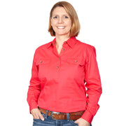 Just Country Workshirt Women's Jahna Raspberry front