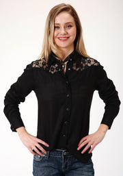 Women's - Five Star Collection Shirt Roper Black