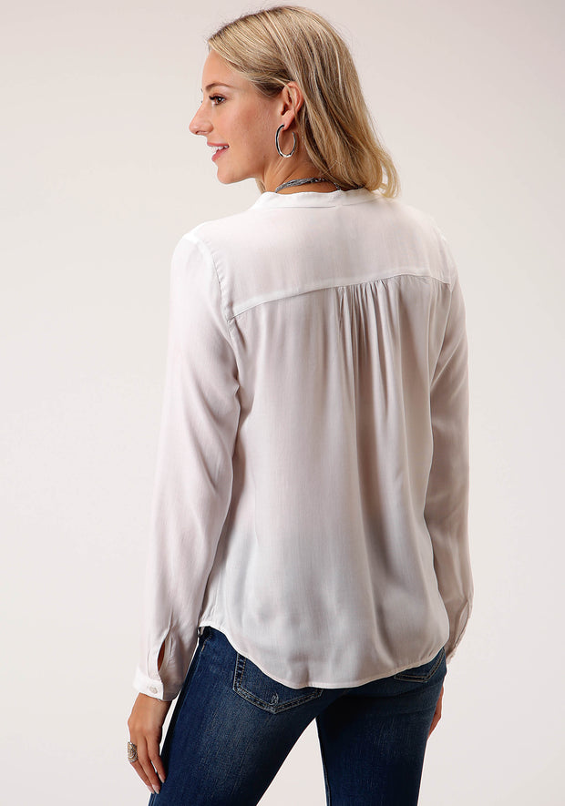 Roper Women's - Studio West Collection Top White 50565549 back