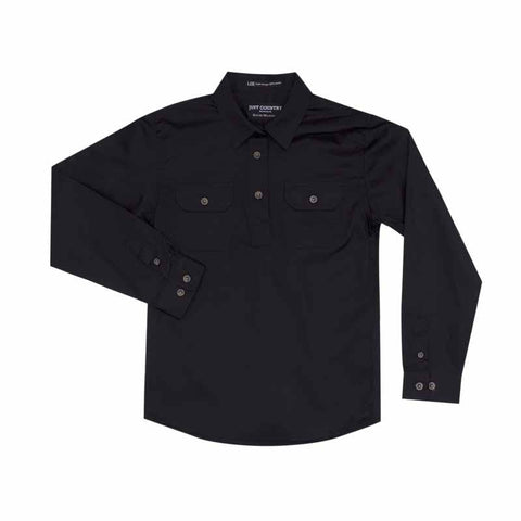 Just Country Workshirt Girl's Kenzie Black