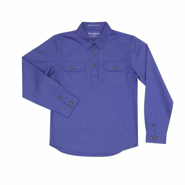 Just Country Workshirt Girl's Kenzie Blue