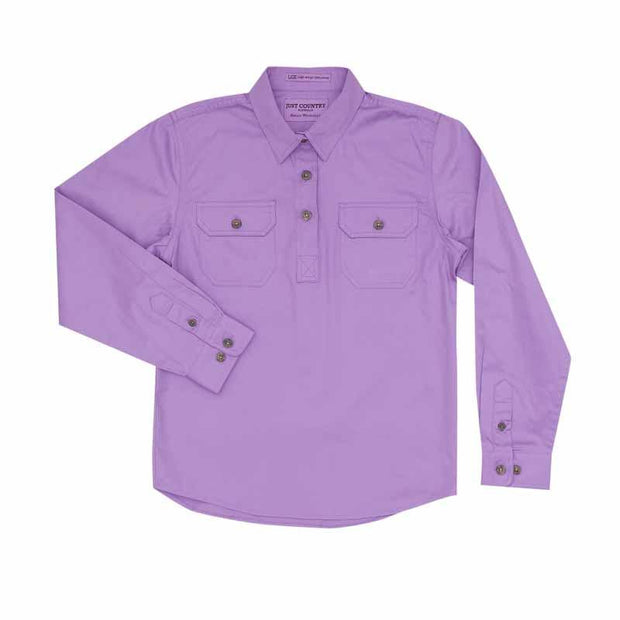 Just Country Workshirt Girl's Kenzie Orchid