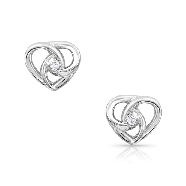 Starlight Infinity Heart Earrings