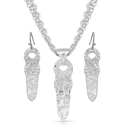 Strength Within Feather Jewellery Set