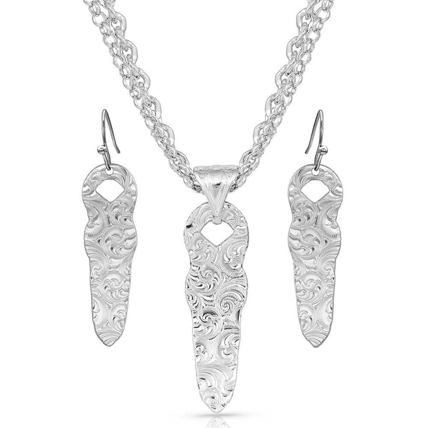 Strength Within Feather Jewellery Set