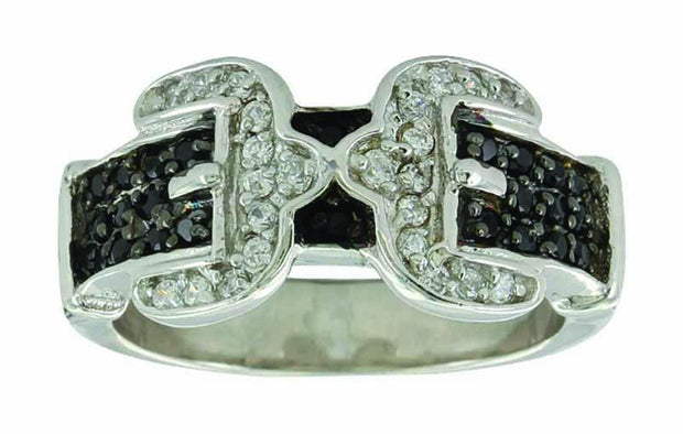 Montana Silversmiths Double Buckle Ring