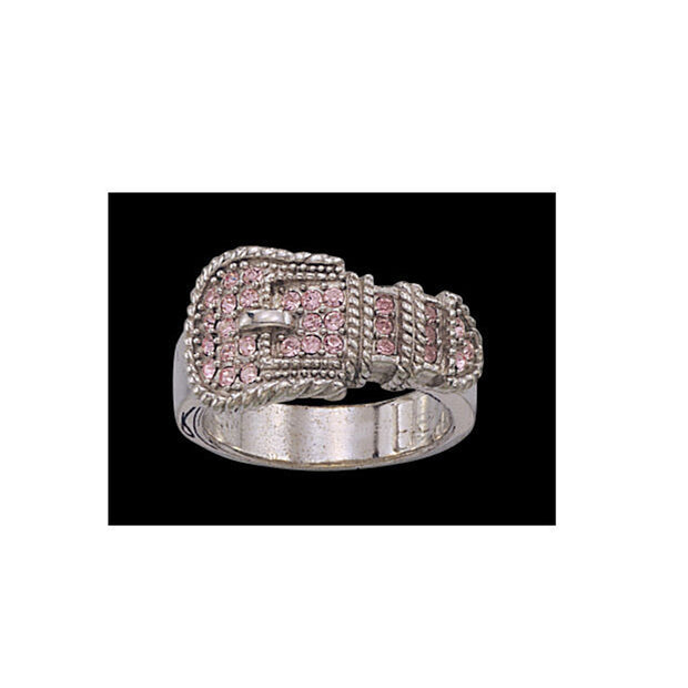 Montana Silversmiths Pink Buckle Ring RG60948