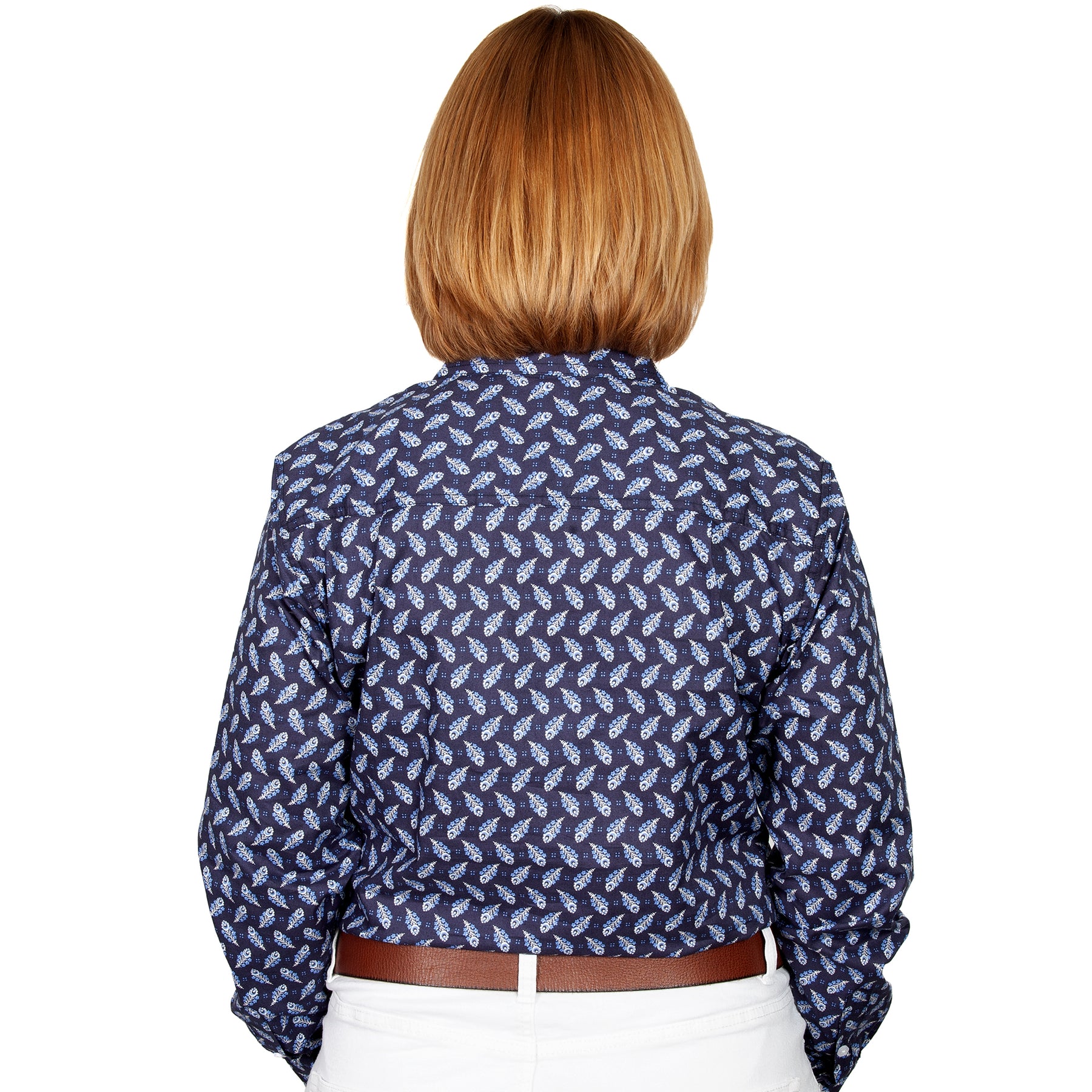 Just Country (Womens) 50505 - Closed Front Long Sleeve Shirt (Turquoise)